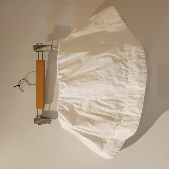 White Strapless Ruffle Top - Picture 2 of 2